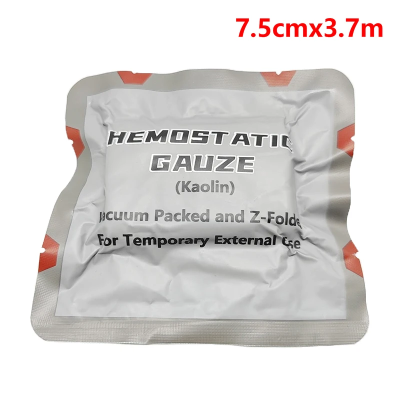 First Aid Kit Medical Wound Dressing Hemostatic Kaolin Gauze Combat Emergency Trauma Z-Fold Soluble For Ifak Tactical Military
First Aid Kit Medical Wound Dressing Hemostatic Kaolin Gauze Combat Emergency Trauma Z-Fold Soluble For Ifak Tactical Military