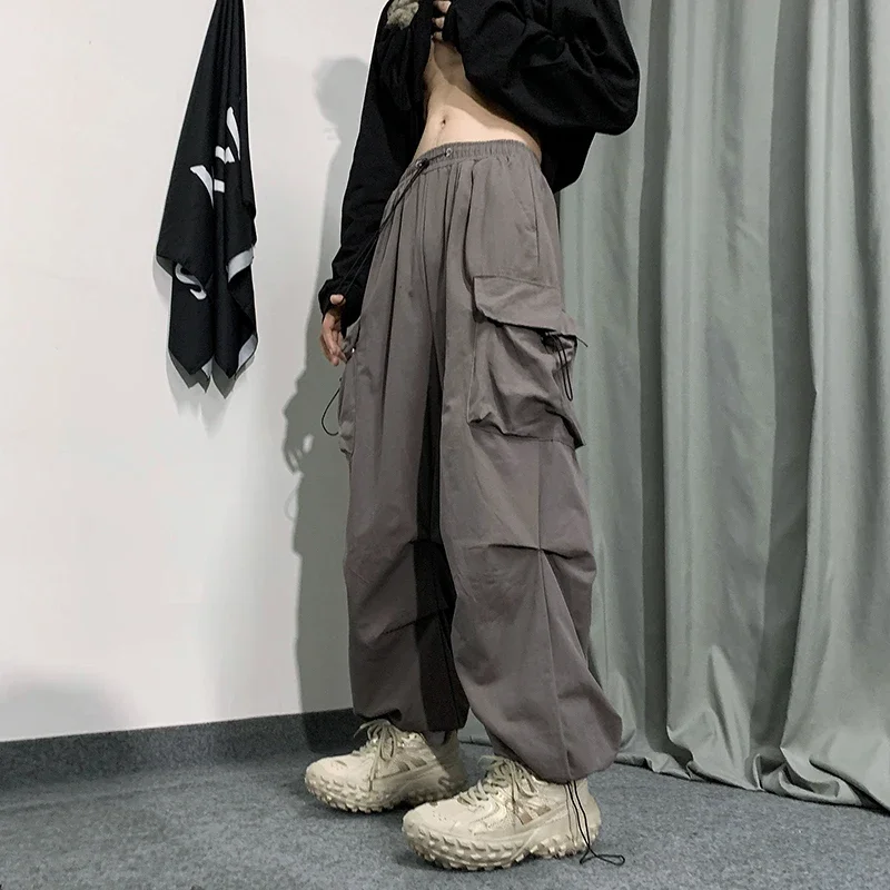 Tracksuit Baggy Casual Cargo Straight Men Waist Long Side Oversize Solid Elastic Pants Trousers New Women Pocket Fashion
Tracksuit Baggy Casual Cargo Straight Men Waist Long Side Oversize Solid Elastic Pants Trousers New Women Pocket Fashion