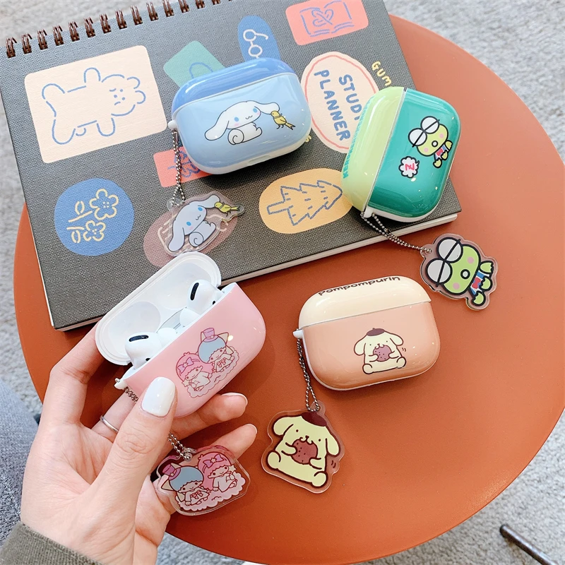 Чехол для наушников Kawaii Onpompurin, милая серия Sanrio Cinnamorol с подвеской, чехол для наушников Iphone для 1 2 Pro, чехол для наушников
Чехол для наушников Kawaii Onpompurin, милая серия Sanrio Cinnamorol с подвеской, чехол для наушников Iphone для 1 2 Pro, чехол для наушников