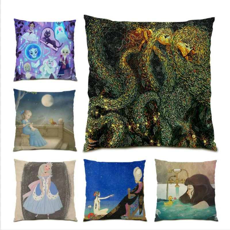 Cushion Cover 45x45 Gift Decoration Home Throw Pillow Covers Bed Living Room Decoration Avatar Character Polyester Linen E1319
Cushion Cover 45x45 Gift Decoration Home Throw Pillow Covers Bed Living Room Decoration Avatar Character Polyester Linen E1319