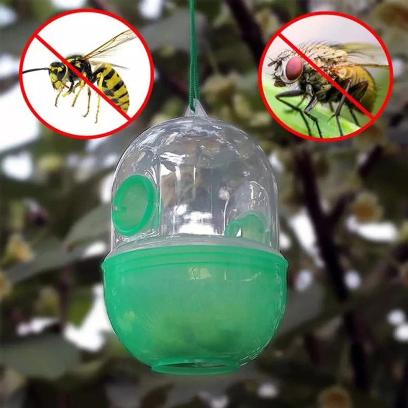Outdoor Reusable Wasp Hanging Fly Trap Catcher Beekeeping Catcher Cage Equipment Tools for Wasps Bees Hornet Pest Control Garden
Outdoor Reusable Wasp Hanging Fly Trap Catcher Beekeeping Catcher Cage Equipment Tools for Wasps Bees Hornet Pest Control Garden
