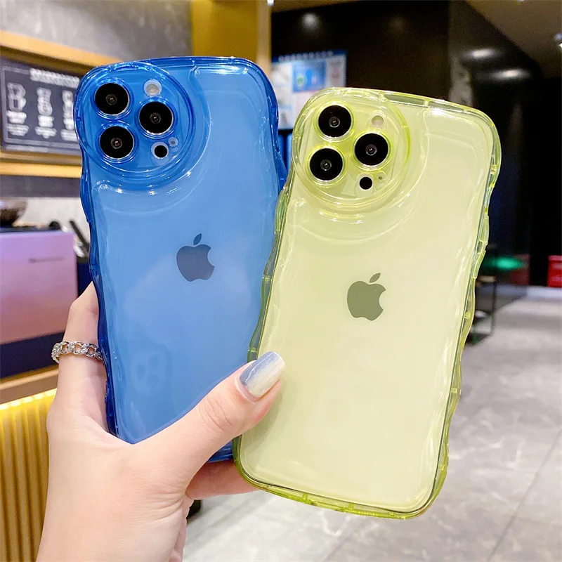 Fashion Creative Wavy Border Phone Case For iPhone 13 12 11 Pro Max X XR XS Max 7 8 Plus SE20 Clear Camera Protection Soft Cover
Fashion Creative Wavy Border Phone Case For iPhone 13 12 11 Pro Max X XR XS Max 7 8 Plus SE20 Clear Camera Protection Soft Cover