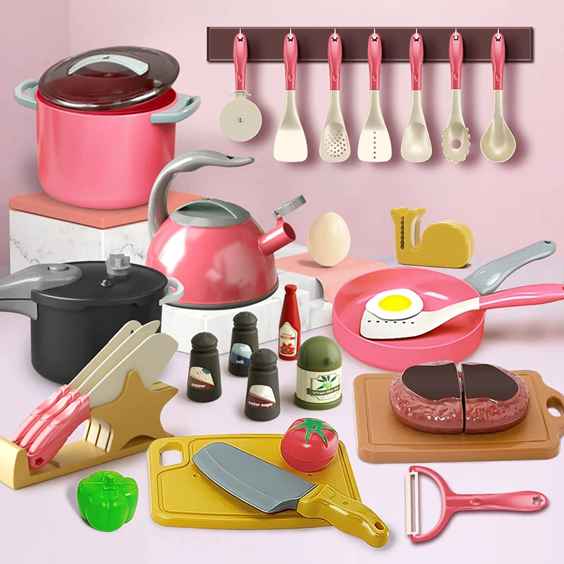 Children Kitchen Toys Set Education Pretend Play Simulation Food Cookware Pot Pan Cooking Play House Toy for Girl Boy Kids Gift
Children Kitchen Toys Set Education Pretend Play Simulation Food Cookware Pot Pan Cooking Play House Toy for Girl Boy Kids Gift