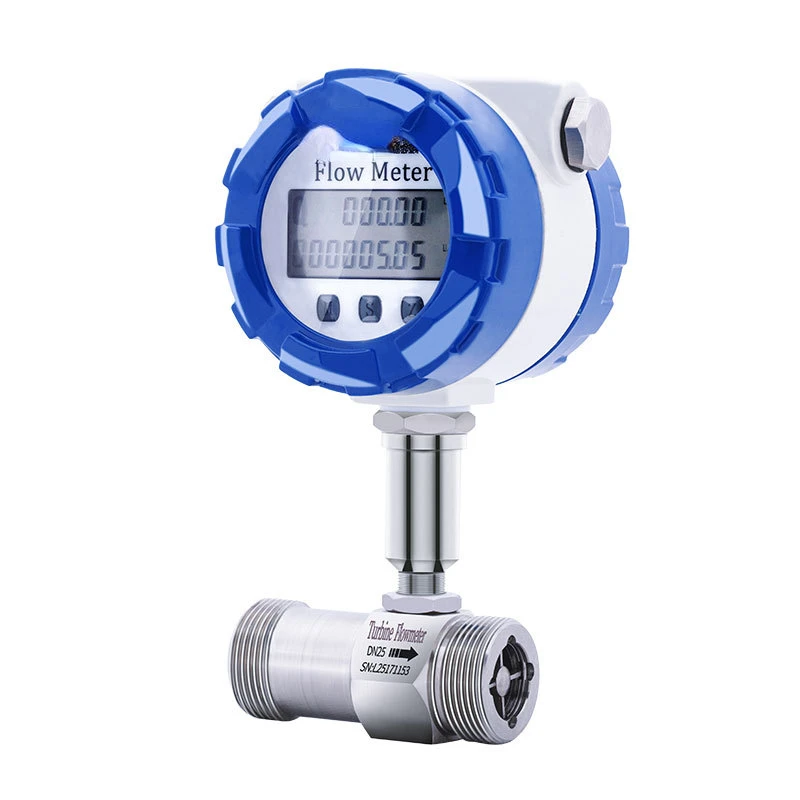 Turbine flowmeter water liquid stainless steel electronic digital display explosion-proof flow sensor DN25 50 100
Turbine flowmeter water liquid stainless steel electronic digital display explosion-proof flow sensor DN25 50 100