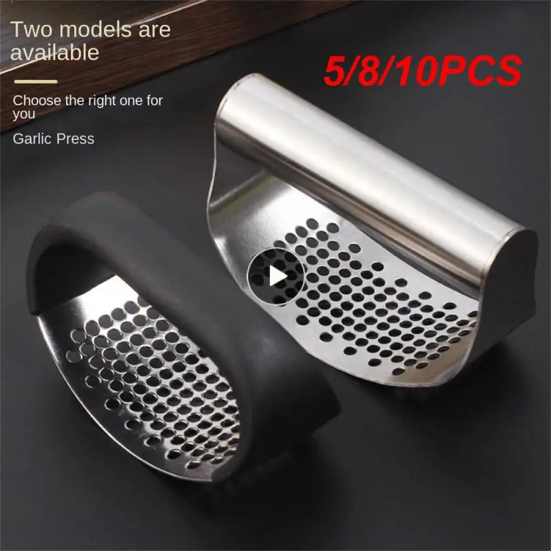 5/8/10PCS Stainless Steel Garlic Press Garlic Smasher Squeezer Convenient Press-type Garlic Masher Manual Press Grinding Tool
5/8/10PCS Stainless Steel Garlic Press Garlic Smasher Squeezer Convenient Press-type Garlic Masher Manual Press Grinding Tool