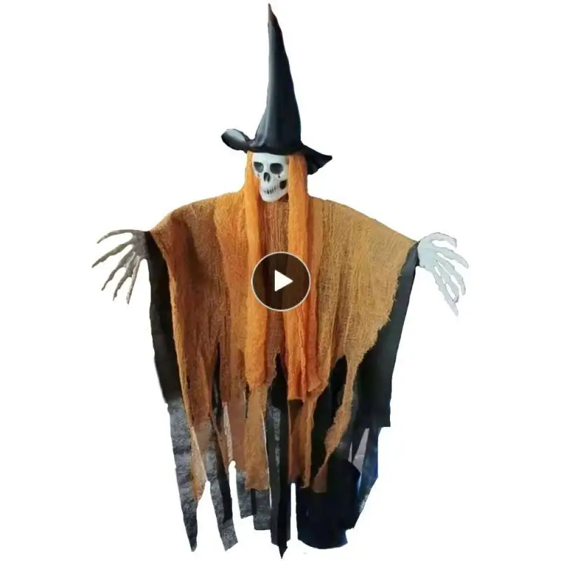 105cm Dark Hanging Grim Reaper Halloween Ghost Scary Witch Skull Decoration Faceless Ghost With Shine Eyes Haunted House Props
105cm Dark Hanging Grim Reaper Halloween Ghost Scary Witch Skull Decoration Faceless Ghost With Shine Eyes Haunted House Props