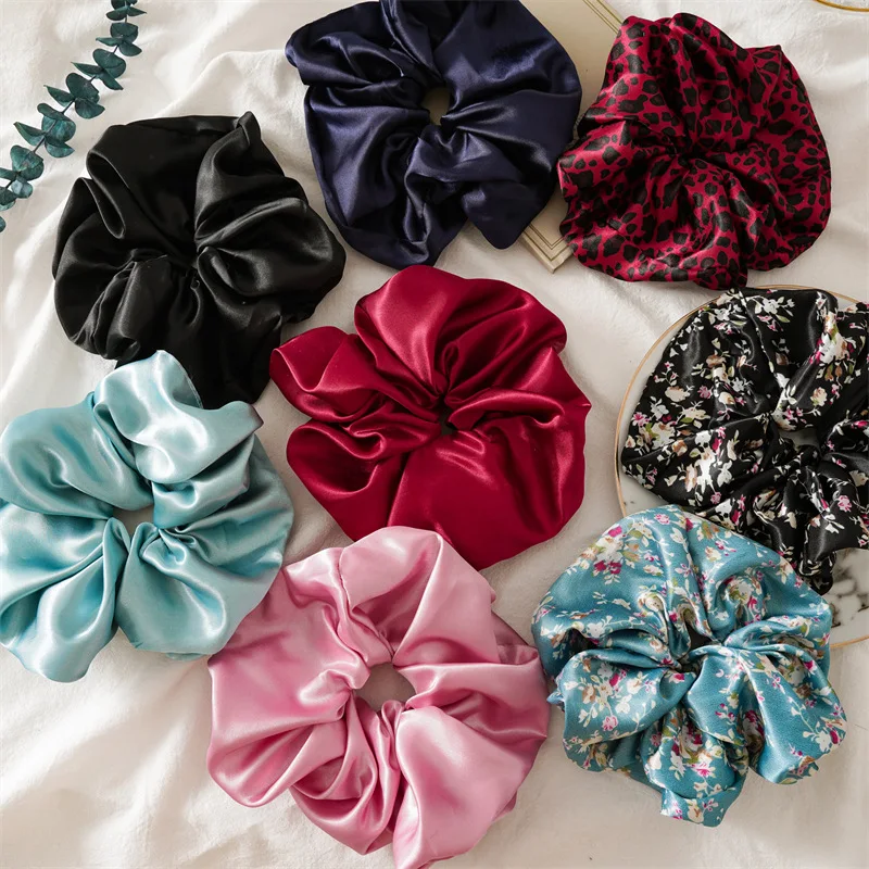 New Satin Solid Color Hair Ring Female Large Integer Elastic Hair Band Horse Tail Hair Band Head Flower Accessories Wholesale
New Satin Solid Color Hair Ring Female Large Integer Elastic Hair Band Horse Tail Hair Band Head Flower Accessories Wholesale