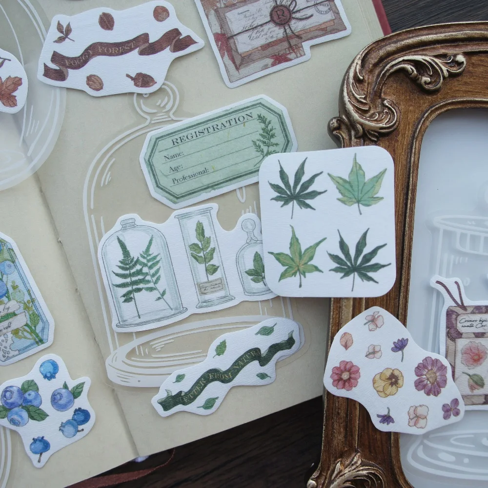 18pcs Collect Leave Flower In Glass Bottle Style Paper PVC Sticker Scrapbooking DIY Gift Packing Label Decoration Tag
18pcs Collect Leave Flower In Glass Bottle Style Paper PVC Sticker Scrapbooking DIY Gift Packing Label Decoration Tag