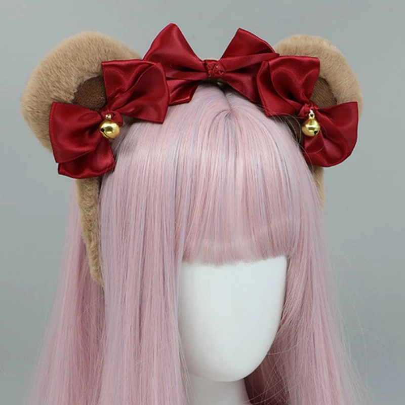 Cartoon Cute Headband Bear Ear Shaped Hair Hoop Plush Headpiece Women Hair Band Cosplay Party Costume Props Unisex
Cartoon Cute Headband Bear Ear Shaped Hair Hoop Plush Headpiece Women Hair Band Cosplay Party Costume Props Unisex