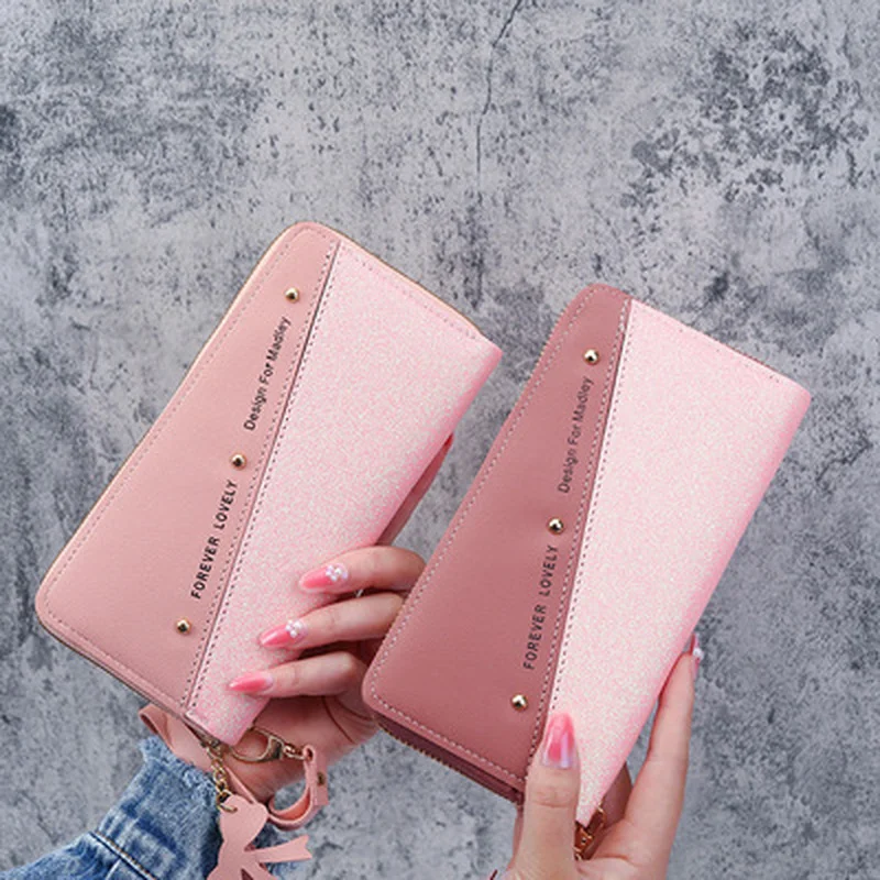 Fashion Women's Pu Leather Long Wallets Sequins Patchwork Glitter Wallet Coin Purse Female Wallets Girls Gifts Wholesale 2022
Fashion Women's Pu Leather Long Wallets Sequins Patchwork Glitter Wallet Coin Purse Female Wallets Girls Gifts Wholesale 2022