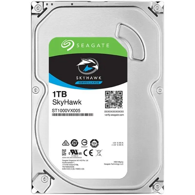 

Для Seagate SkyHawk ST1000VX005 1TB HDD для наблюдения Sata 6 Gb/s 64MB Cache 3,5 inch