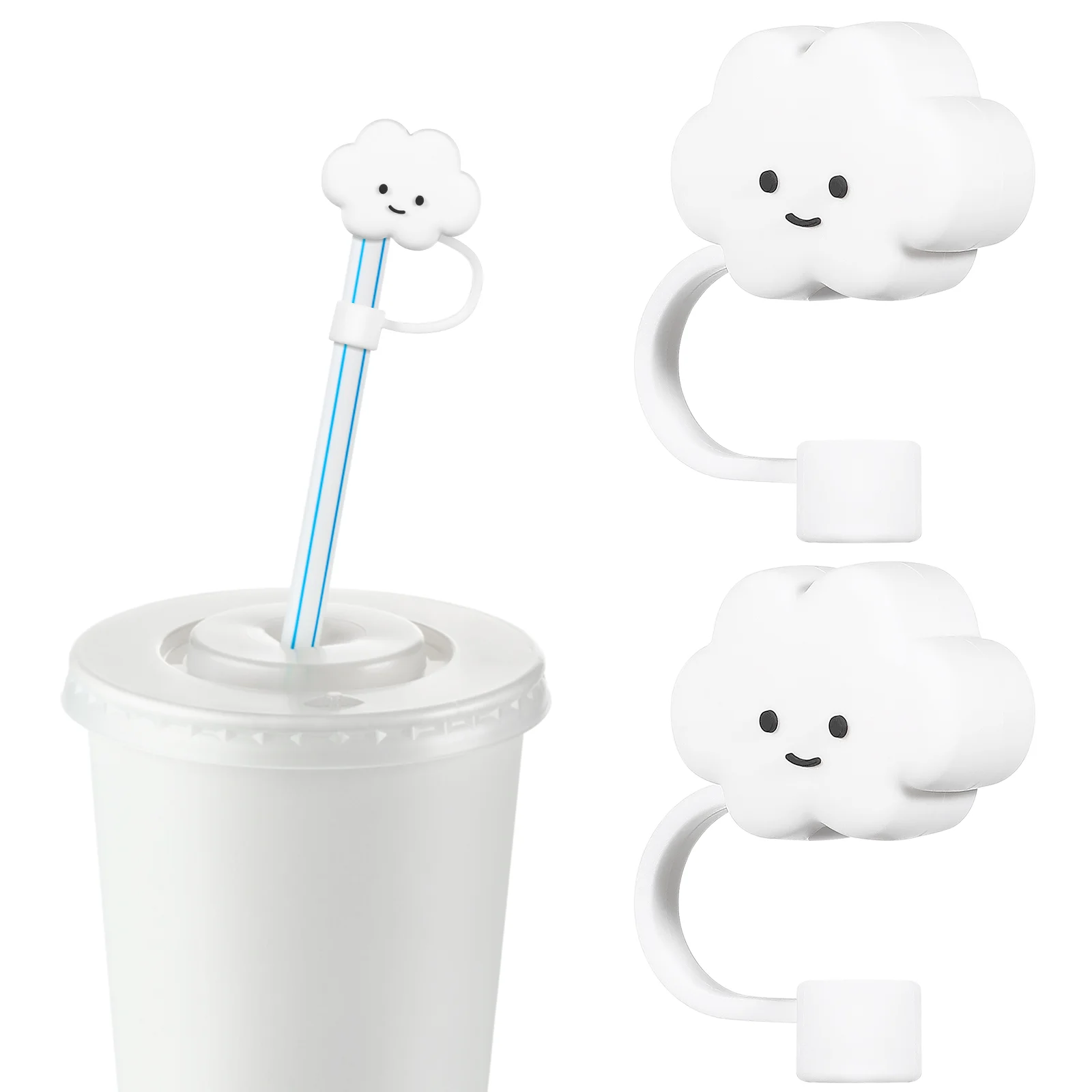 2 Pcs Cloud Straw Dust Plug Stainless Steel Straw Protective Cap Stainless Straws
2 Pcs Cloud Straw Dust Plug Stainless Steel Straw Protective Cap Stainless Straws
