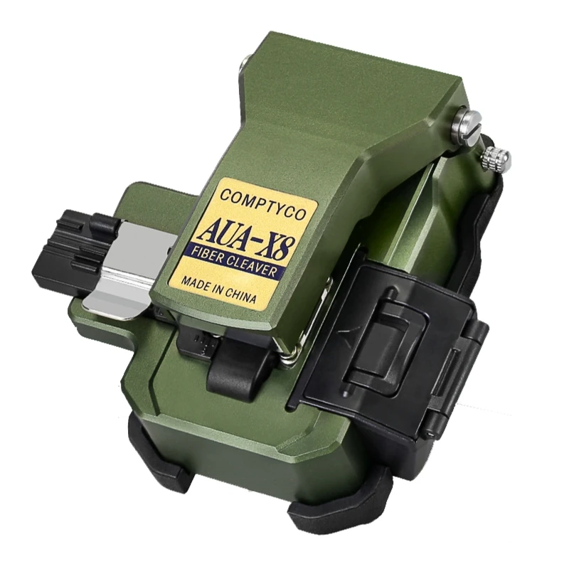 COMPTYCO AUA-X8 Fiber Cleaver FTTH высококачественные инструменты для волоконно-оптического резака Высокоточный нож для резки волоконно-оптического кабеля
COMPTYCO AUA-X8 Fiber Cleaver FTTH высококачественные инструменты для волоконно-оптического резака Высокоточный нож для резки волоконно-оптического кабеля