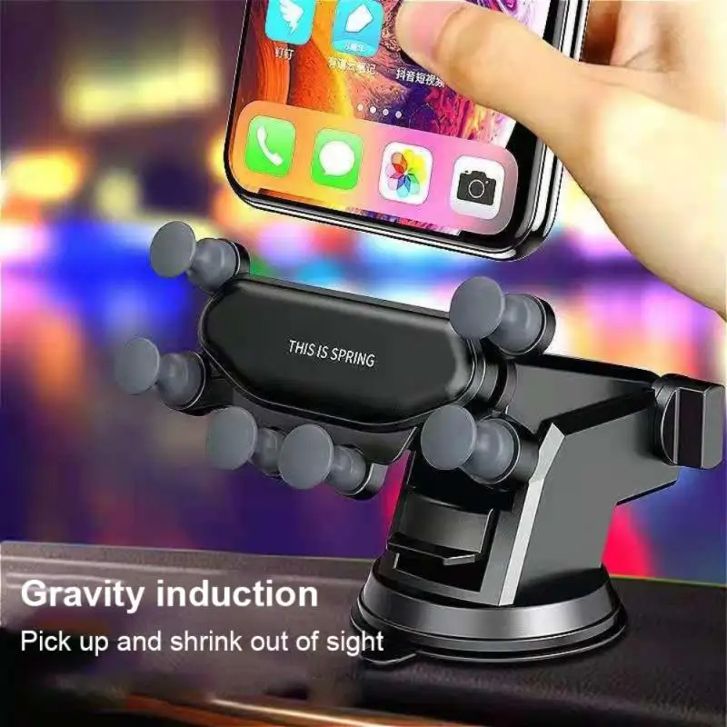 Car Phone Holder Car Air Outlet Navigation Bracket Third Generation Silent Retractable Gravity Stand For IPhone 13 Huawei Xiaomi 
Car Phone Holder Car Air Outlet Navigation Bracket Third Generation Silent Retractable Gravity Stand For IPhone 13 Huawei Xiaomi