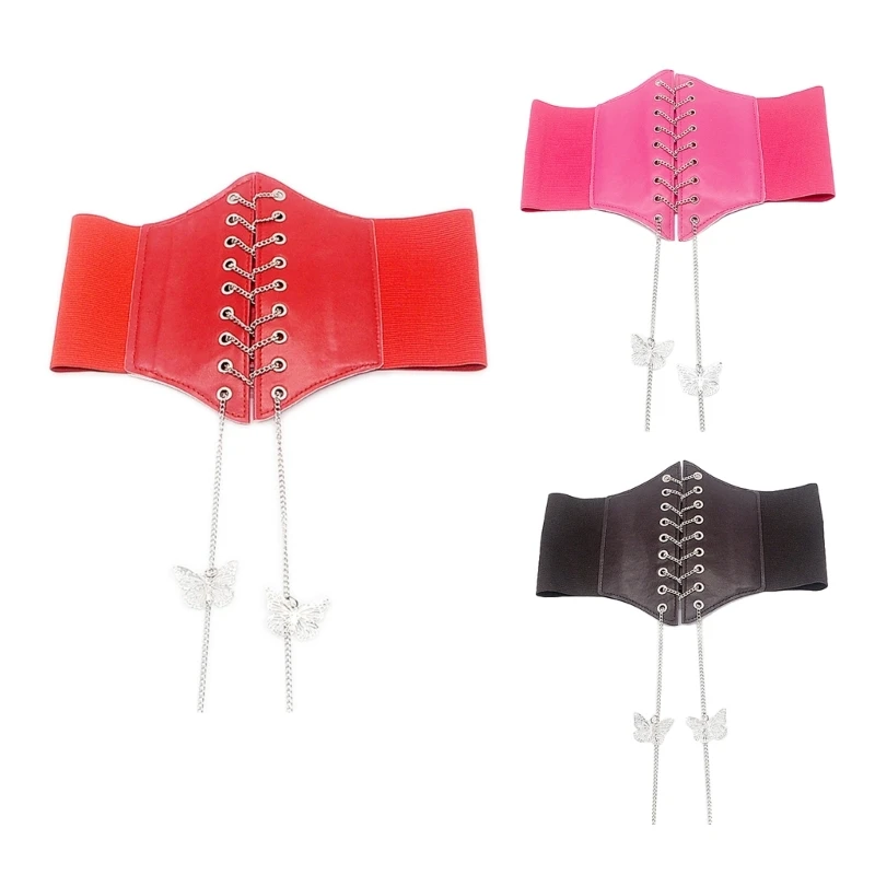 Steampunk Corset Belt Women Waist Belt Lace-Up Tied for Teenager Girl Cool Steampunk Wide Belt Halloween Cosplay Costume
Steampunk Corset Belt Women Waist Belt Lace-Up Tied for Teenager Girl Cool Steampunk Wide Belt Halloween Cosplay Costume
