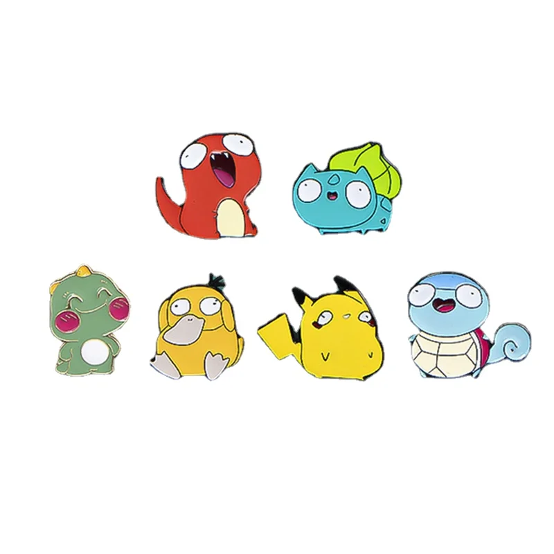 New Anime Pokémon Premium Brooches pin Fashion Jewelry Kawaii Psyduck pikachu ins metal badge cute clothing bag decoration gift 
New Anime Pokémon Premium Brooches pin Fashion Jewelry Kawaii Psyduck pikachu ins metal badge cute clothing bag decoration gift