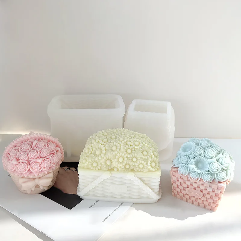 Flower Basket Shape Cake Baking Mold DIY Aromatherapy Candle Fragrant Stone Plaster Decoration Abrasive Tools in Stock
Flower Basket Shape Cake Baking Mold DIY Aromatherapy Candle Fragrant Stone Plaster Decoration Abrasive Tools in Stock