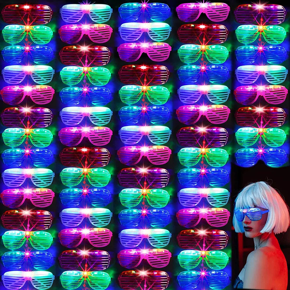 10Pcs Light Up LED Glasses Glow In The Dark Party Glasses Neon Party Favors Sunglasses for Kids Adults Birthday Christmas
10Pcs Light Up LED Glasses Glow In The Dark Party Glasses Neon Party Favors Sunglasses for Kids Adults Birthday Christmas