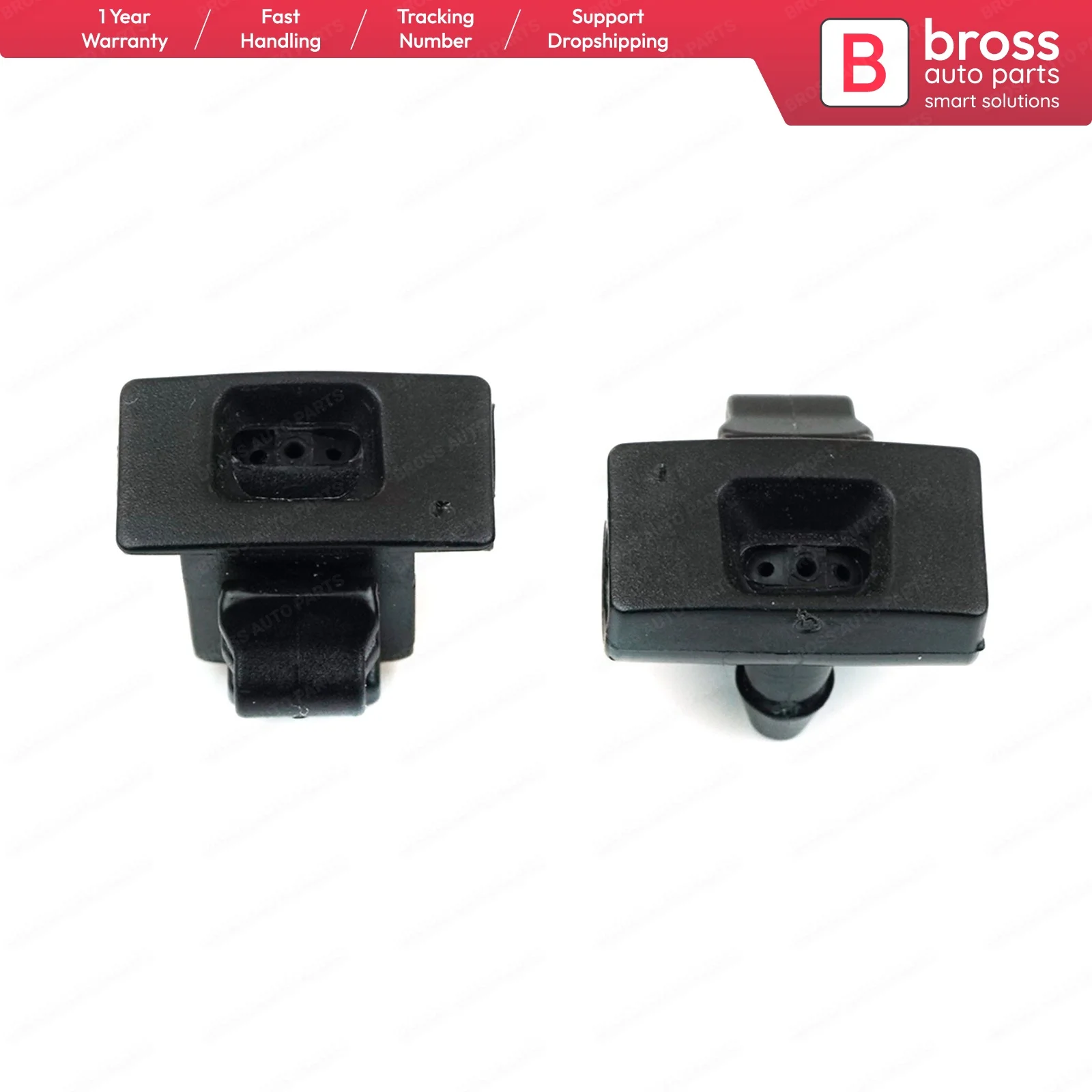 BSP1004 2 Pieces Front Windscreen Water Washer Spray Nozzles 289306782R for Renault Clio 4 Kangoo 4 Master 3 Movano NV400
BSP1004 2 Pieces Front Windscreen Water Washer Spray Nozzles 289306782R for Renault Clio 4 Kangoo 4 Master 3 Movano NV400