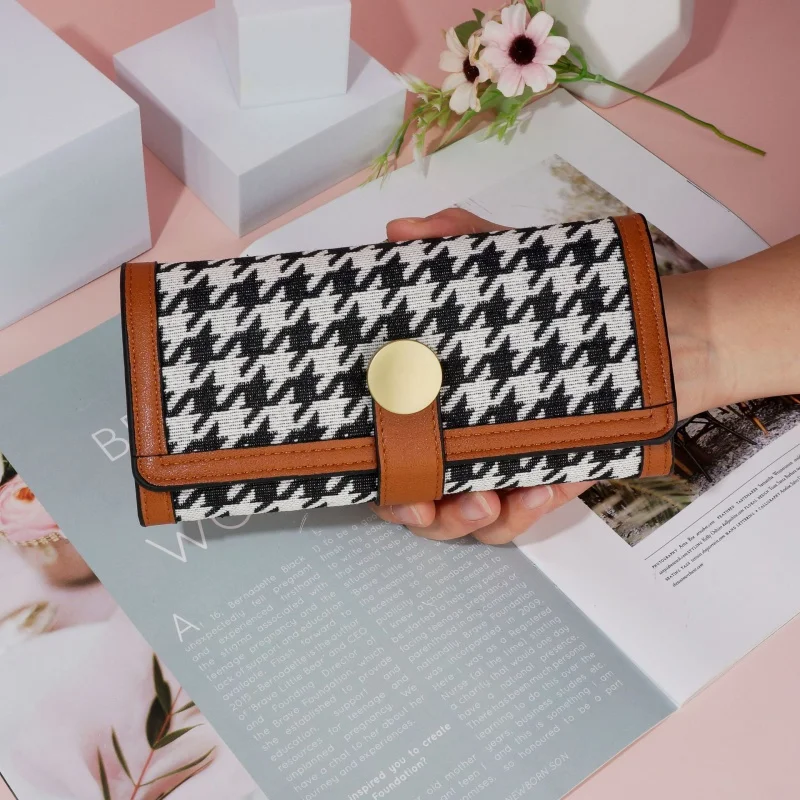 Fashion New Design Brand Ladie Wallet Buckle Clutch Multi-card Slot Fashion Long Coin Purse Card Holder Plaid Wallet For Women
Fashion New Design Brand Ladie Wallet Buckle Clutch Multi-card Slot Fashion Long Coin Purse Card Holder Plaid Wallet For Women