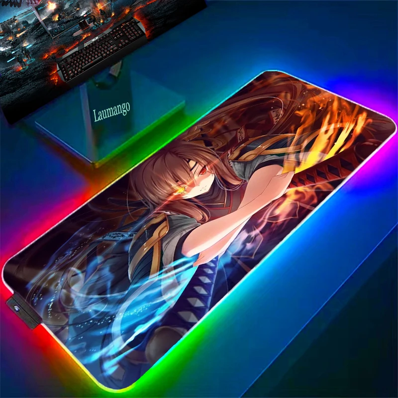 RGB Mousepad Anime Mouse Pad LED Keyboard Gaming Mats Computer Desk Accessories Backlit Mat Pc Gamer Rug Carpet Magic Circle Mat
RGB Mousepad Anime Mouse Pad LED Keyboard Gaming Mats Computer Desk Accessories Backlit Mat Pc Gamer Rug Carpet Magic Circle Mat