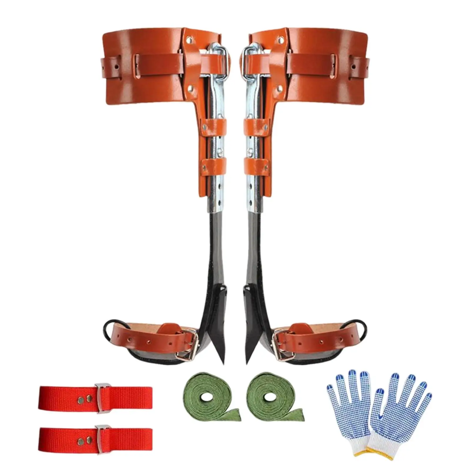 Tree Climbing Tool Steel Sturdy with Safety Belt Pole Climbing Spikes for Jungle Survival
Tree Climbing Tool Steel Sturdy with Safety Belt Pole Climbing Spikes for Jungle Survival