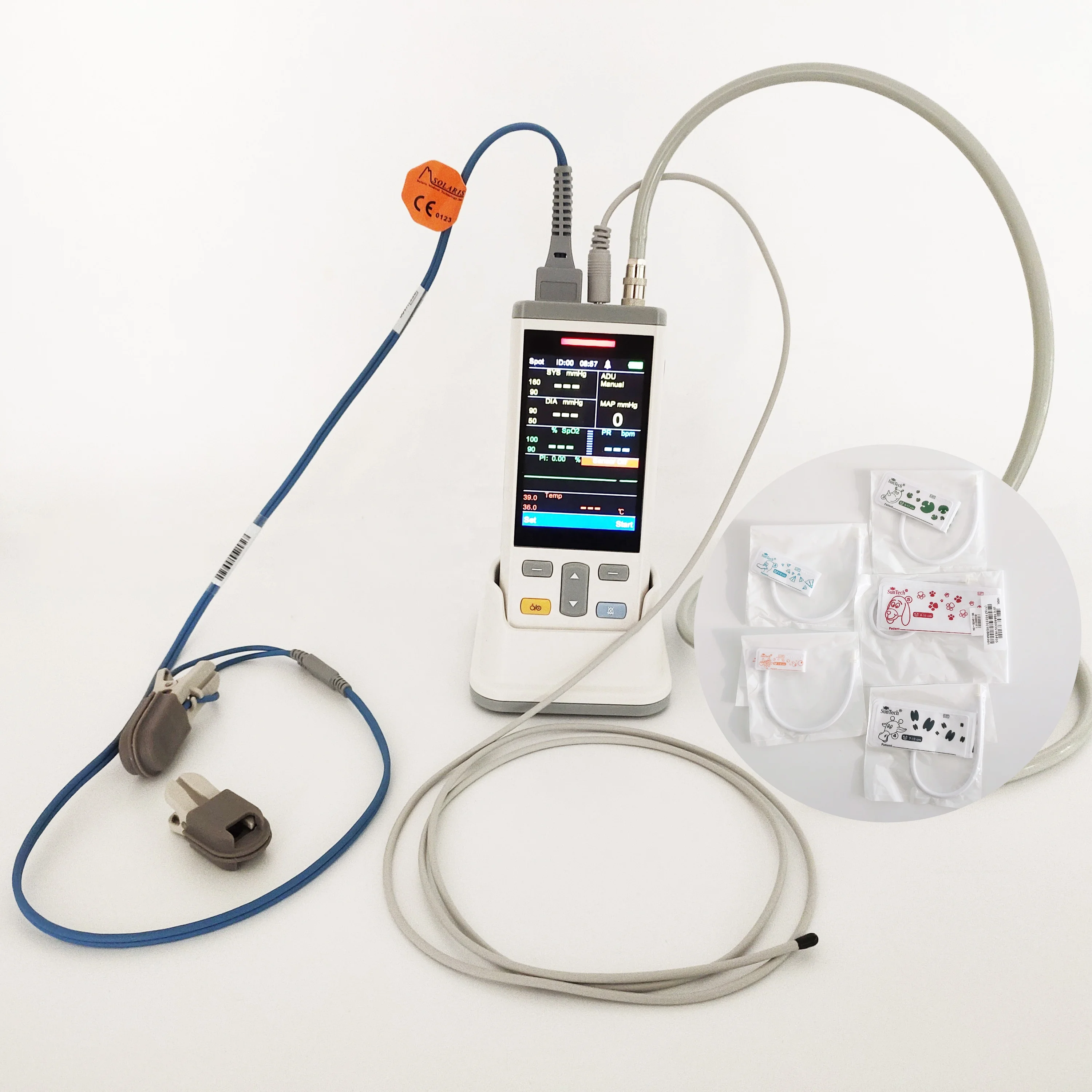 Veterinary Pet Instrument Animal products Handheld vital signs blood pressure Monitor
Veterinary Pet Instrument Animal products Handheld vital signs blood pressure Monitor