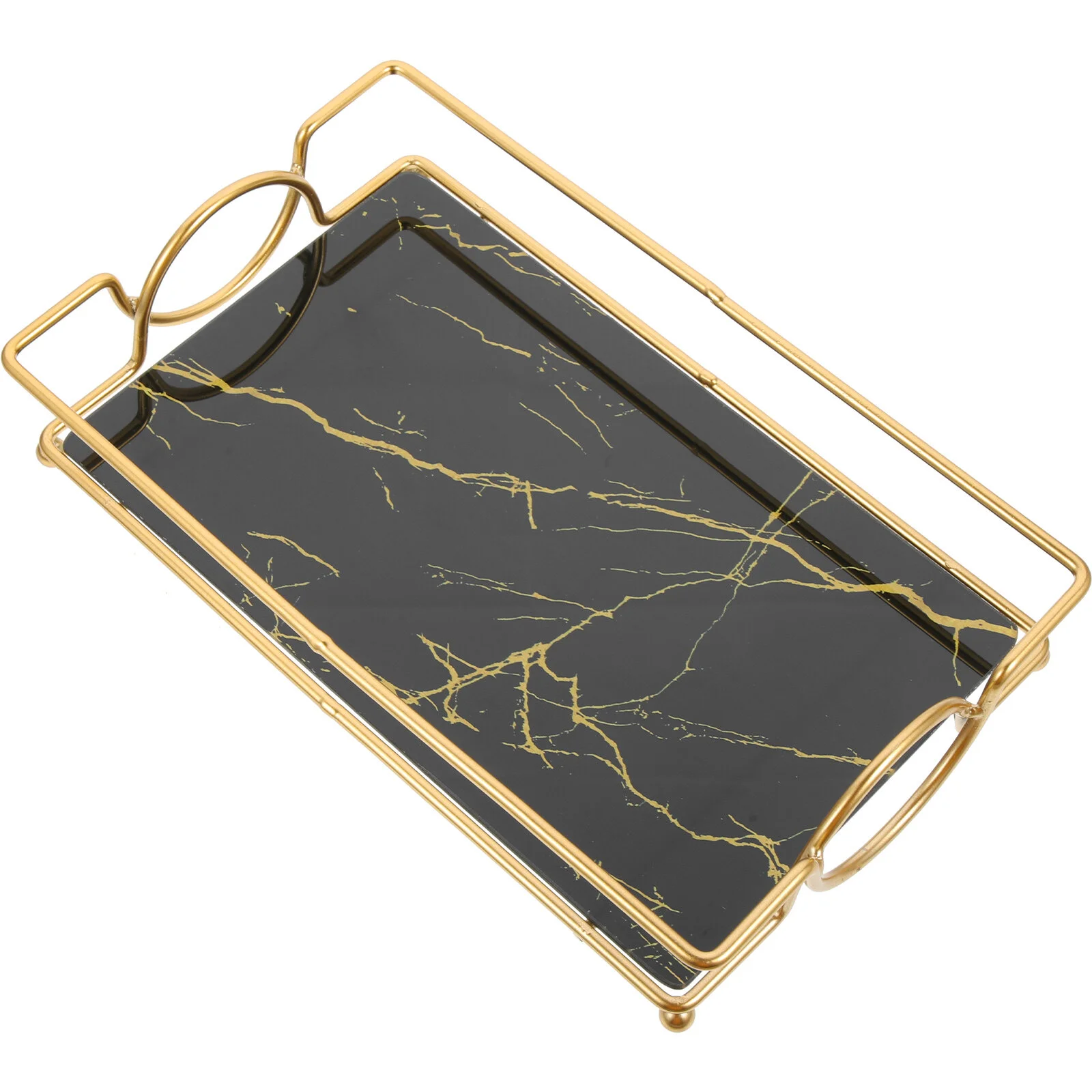 Bathroom Storage Tray Vanity Plate Home Organizer Ceramic Decor Portable Iron Frame Trays Perfume Glass Cosmetics Box 
Bathroom Storage Tray Vanity Plate Home Organizer Ceramic Decor Portable Iron Frame Trays Perfume Glass Cosmetics Box