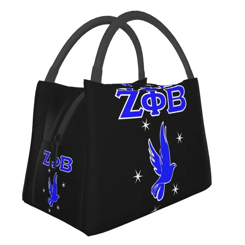 Custom Zeta Phi Beta Lunch Bags Men Women Cooler Warm Insulated Lunch Boxes for Picnic Camping Work Travel 
Custom Zeta Phi Beta Lunch Bags Men Women Cooler Warm Insulated Lunch Boxes for Picnic Camping Work Travel