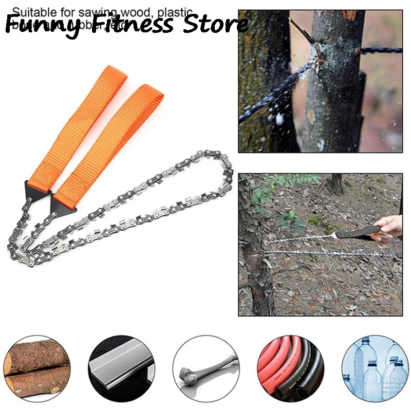Pocket Chainsaws Camping Hiking Tool Survival Gear Manual Hand Steel Rope Chain Saw Practical Emergency Steel Wire Outdoor Saw
Pocket Chainsaws Camping Hiking Tool Survival Gear Manual Hand Steel Rope Chain Saw Practical Emergency Steel Wire Outdoor Saw