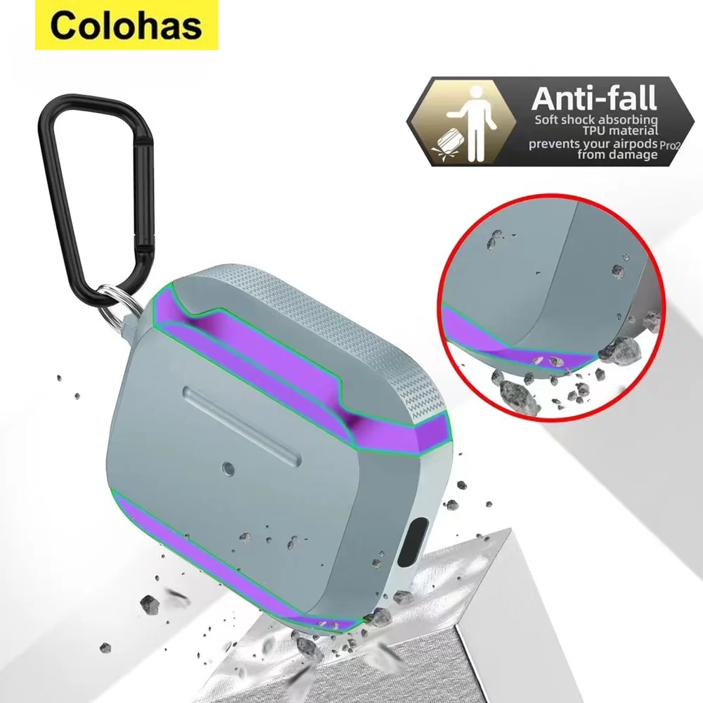 For Airpods Pro 2 3 Case Cover TPU Anti-fall Cover For AirPods 3 2 Protective Case Wireless Earphone Accessories With Keychain
For Airpods Pro 2 3 Case Cover TPU Anti-fall Cover For AirPods 3 2 Protective Case Wireless Earphone Accessories With Keychain