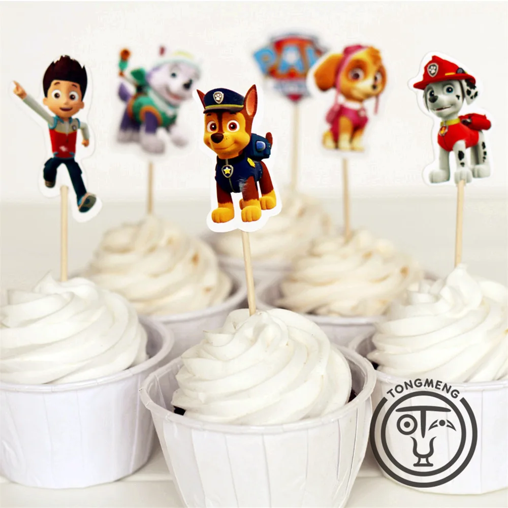 Набор украшений для торта PAW PATROL 24 шт. 
Набор украшений для торта PAW PATROL 24 шт.