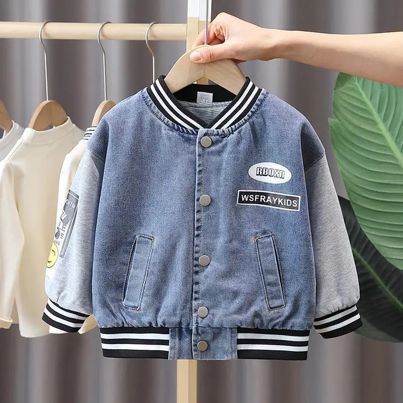 2022 Autumn high quality Girls Boy's Denim Coats sports Kids Outerwear Cowboy Baby Jackets Clothes Children Coat denim jacket
2022 Autumn high quality Girls Boy's Denim Coats sports Kids Outerwear Cowboy Baby Jackets Clothes Children Coat denim jacket