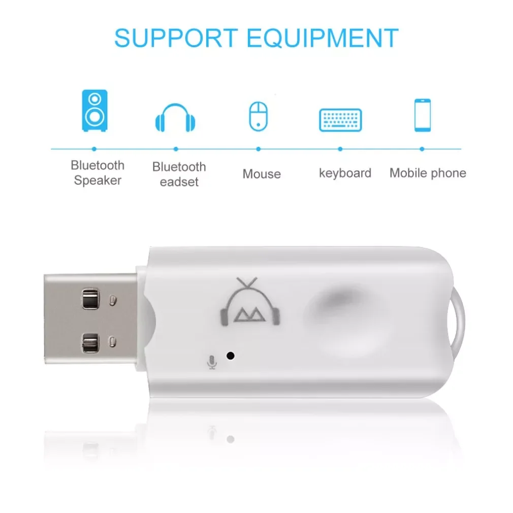 Portable USB Bluetooth Dongle AUX Wireless Bluetooth 2.1 EDR USB Music Audio Receiver Adapter Single Bluetooth Audio Receiver
Portable USB Bluetooth Dongle AUX Wireless Bluetooth 2.1 EDR USB Music Audio Receiver Adapter Single Bluetooth Audio Receiver