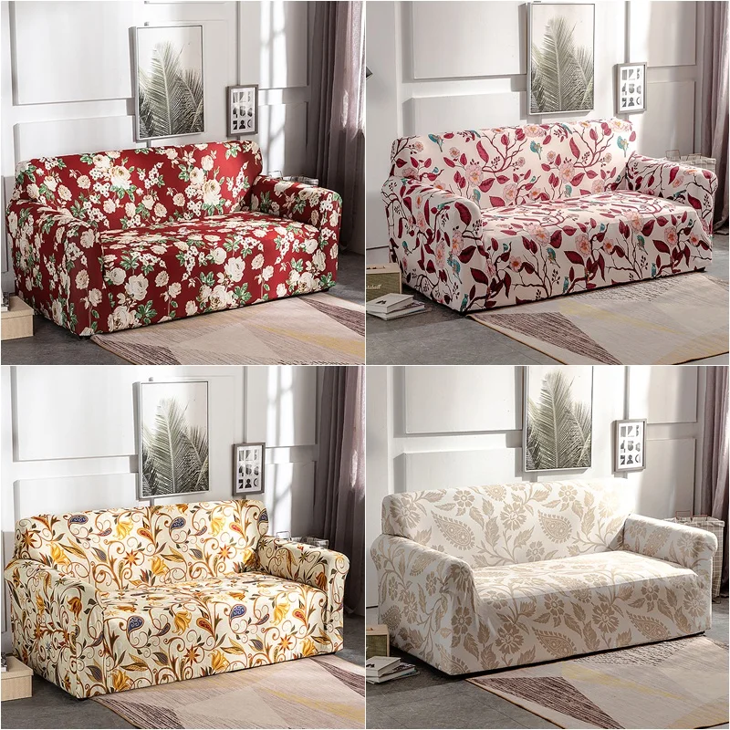 

1/2/3/4 Seater Sofa Covers For Living Room Stretch Anti Slip Sofa Armchair Slipcovers Elastic L Shape Corner Sofas Couch Cover