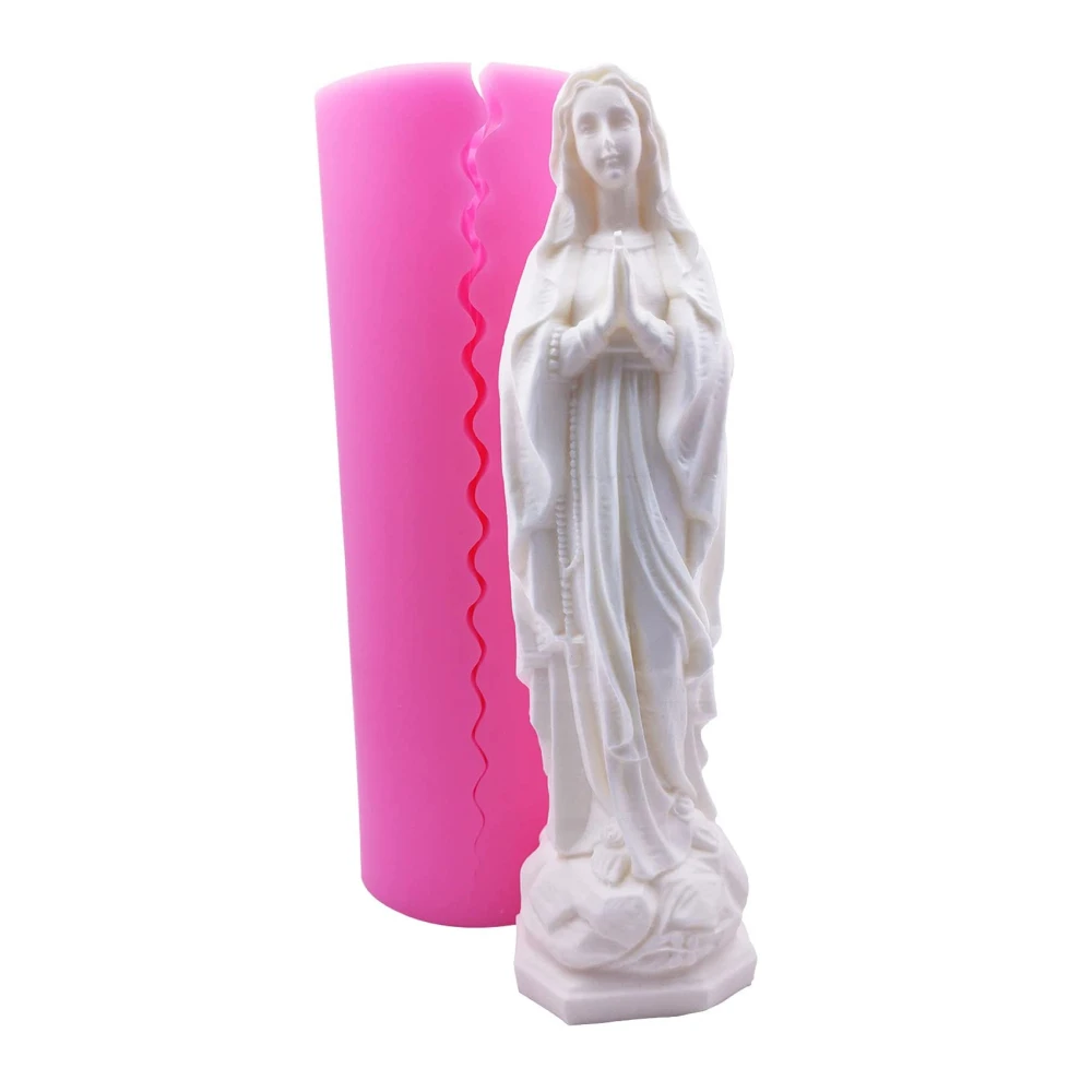 Godmother Mothers Day Gift Goddess Sculpture Virgin Mary Candle Silicone Mold Cement Soap Incense Plaster Mould
Godmother Mothers Day Gift Goddess Sculpture Virgin Mary Candle Silicone Mold Cement Soap Incense Plaster Mould