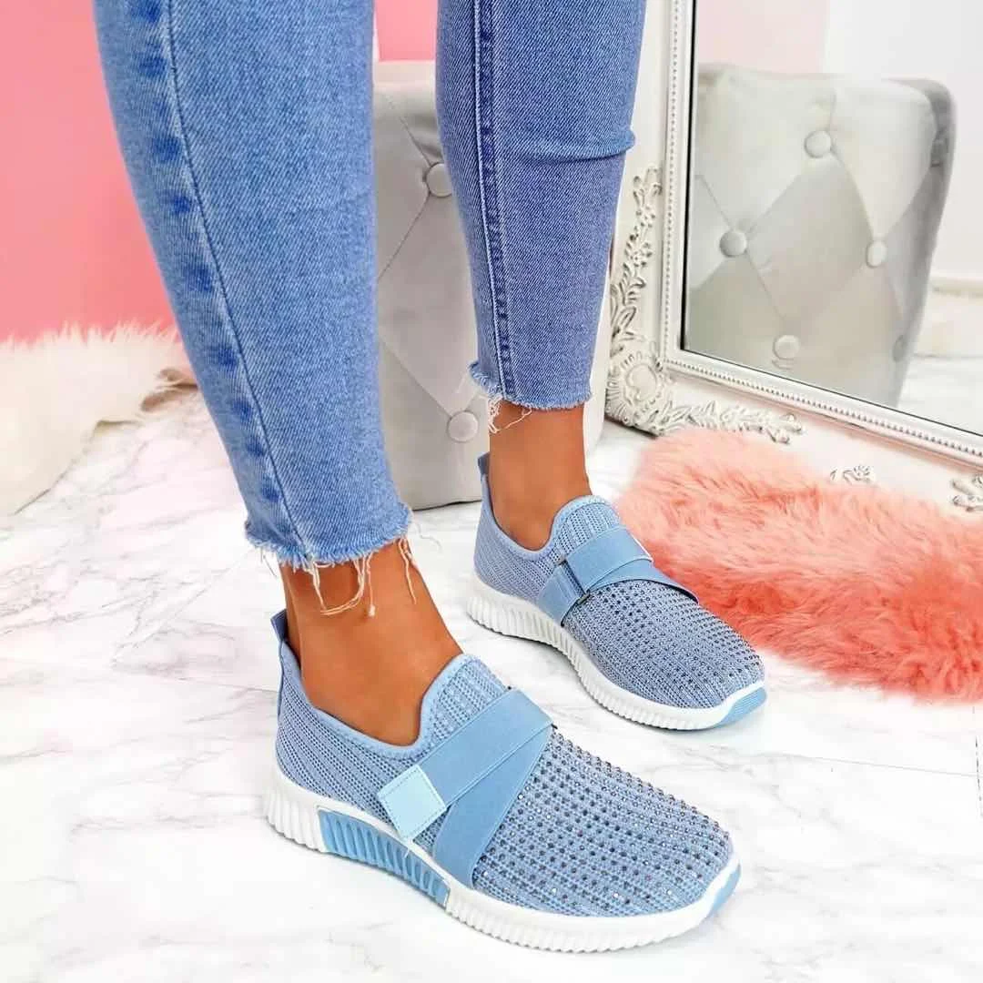 Women Casual Shoes Spring Female Shoes Crystal Solid Mesh Sneakers Plus Size Flats Fashion Ladies Sport Shoes Vulcanized Shoes
Women Casual Shoes Spring Female Shoes Crystal Solid Mesh Sneakers Plus Size Flats Fashion Ladies Sport Shoes Vulcanized Shoes