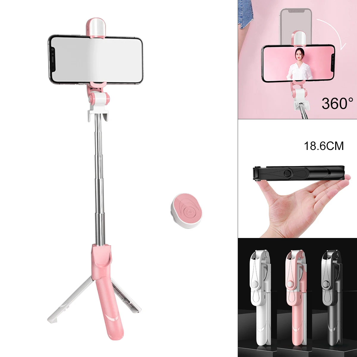 XT13 Bluetooth Remote control selfie stick tripod with fill light mobile phone bracket tripod handheld gimbal for Xiaomi iphone
XT13 Bluetooth Remote control selfie stick tripod with fill light mobile phone bracket tripod handheld gimbal for Xiaomi iphone