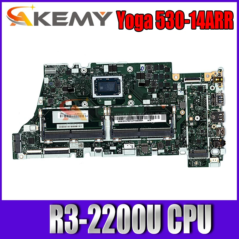 For Lenovo Yoga 530-14ARR laptop motherboard NM-B781 motherboard CPU R3-2200U DDR4 tested 100% work
For Lenovo Yoga 530-14ARR laptop motherboard NM-B781 motherboard CPU R3-2200U DDR4 tested 100% work