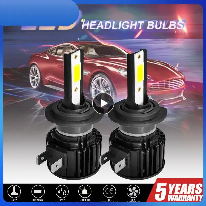 High Power Car Lights H7 Cob Bulb Dual Side 360degree Lighting Angle Durable Headlight Car Accessories Led Headlight Bulb
High Power Car Lights H7 Cob Bulb Dual Side 360degree Lighting Angle Durable Headlight Car Accessories Led Headlight Bulb