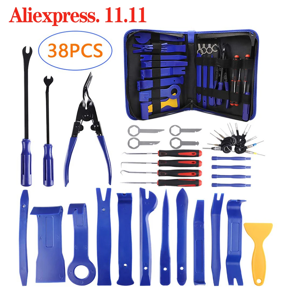 Набор инструментов для снятия дверной панели и ремонта автомобиля
Набор инструментов для снятия дверной панели и ремонта автомобиля