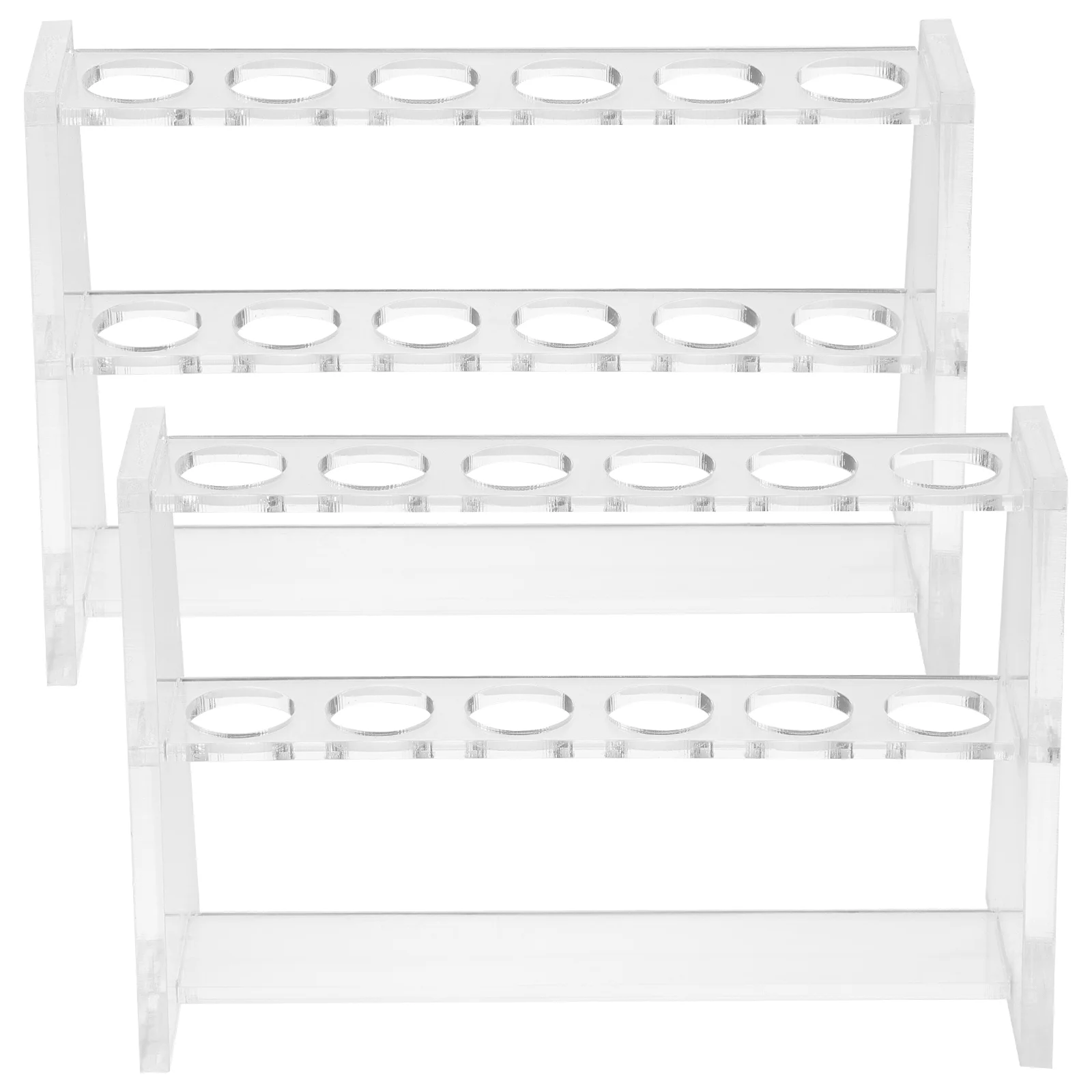 2 Pcs Colorimetric Tube Rack Glass Test Tubes Laboratory Holder Shelf Acrylic Round Hole Centrifuge Stand
2 Pcs Colorimetric Tube Rack Glass Test Tubes Laboratory Holder Shelf Acrylic Round Hole Centrifuge Stand