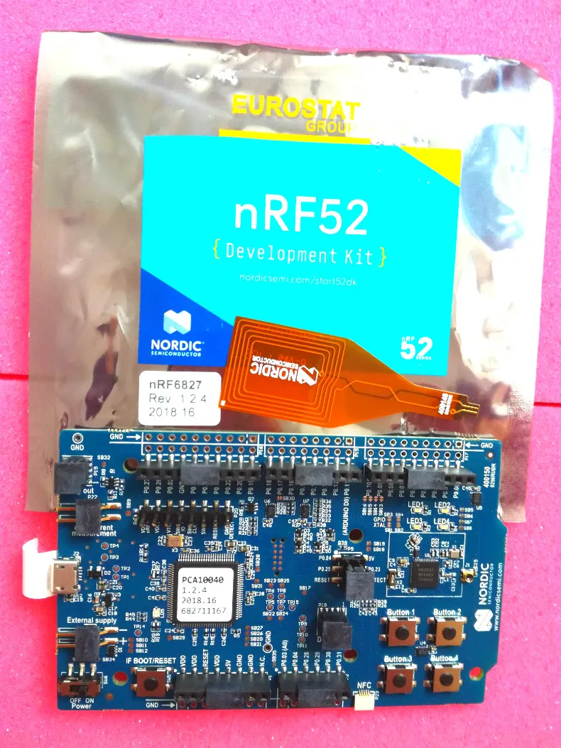 Now the NRF52-DK Nordic bluetooth Kit nRF52832 pca10040 SoC development board assessment module
Now the NRF52-DK Nordic bluetooth Kit nRF52832 pca10040 SoC development board assessment module