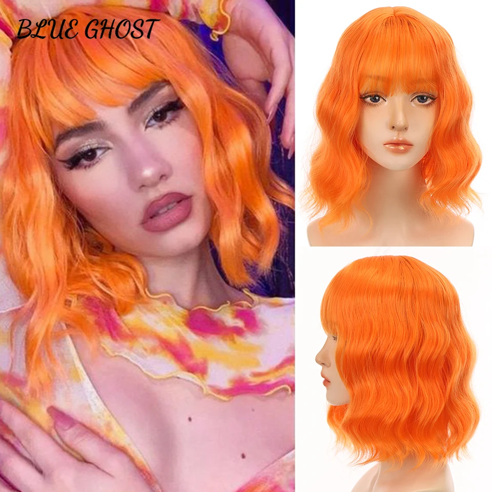 Парики из синтетических волос для женщин, короткие волнистые волосы с челкой, парик для косплея Лолиты, термостойкие волоконные, для вечерн...
Парики из синтетических волос для женщин, короткие волнистые волосы с челкой, парик для косплея Лолиты, термостойкие волоконные, для вечерн...