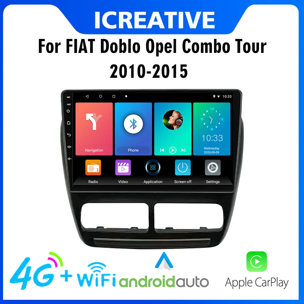 4G Carplay For FIAT Doblo Opel Combo Tour 2010-2015 9 Inch 2 Din Android Multimedia Player Wifi Navigation GPS Autoradio
4G Carplay For FIAT Doblo Opel Combo Tour 2010-2015 9 Inch 2 Din Android Multimedia Player Wifi Navigation GPS Autoradio