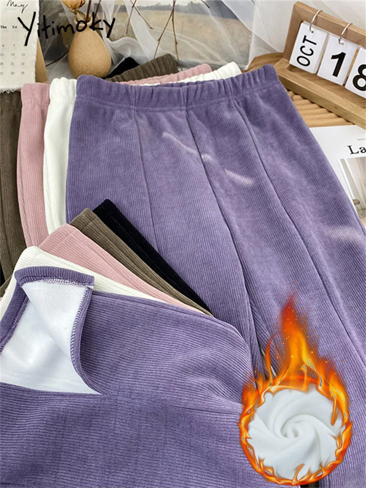 Corduroy Fleece Flare Pants Women Fall Winter 2023 Korean Fashion Oversized Wide Leg Pants Office Ladies Casual Capris
Corduroy Fleece Flare Pants Women Fall Winter 2023 Korean Fashion Oversized Wide Leg Pants Office Ladies Casual Capris