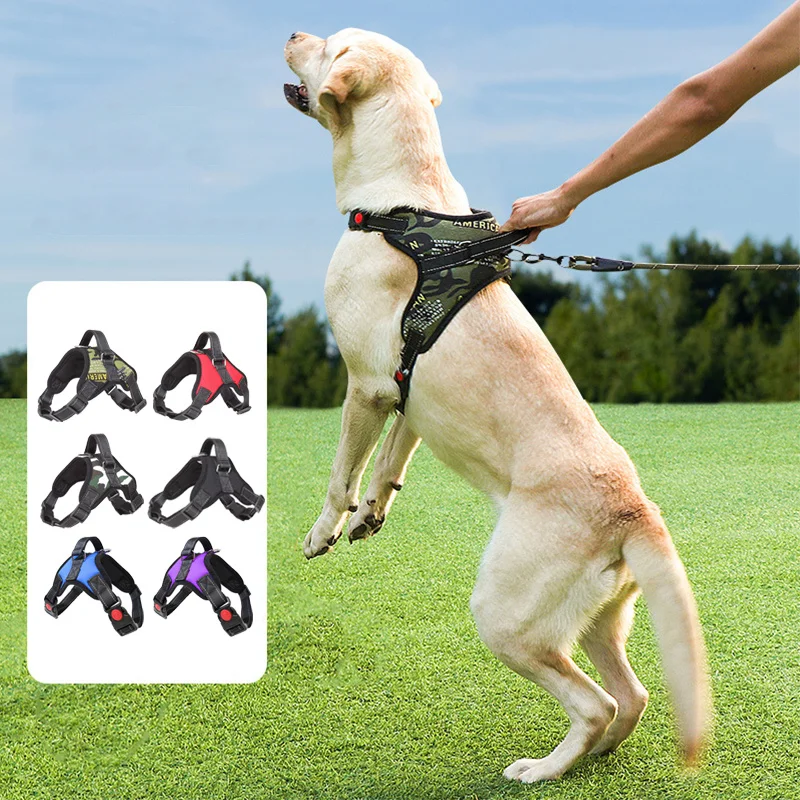 Big Large Dog Harness Vest No Pull Adjustable Reflective Pet Chest Strap Outdoor Training Breathable Collar Neck Accessories
Big Large Dog Harness Vest No Pull Adjustable Reflective Pet Chest Strap Outdoor Training Breathable Collar Neck Accessories
