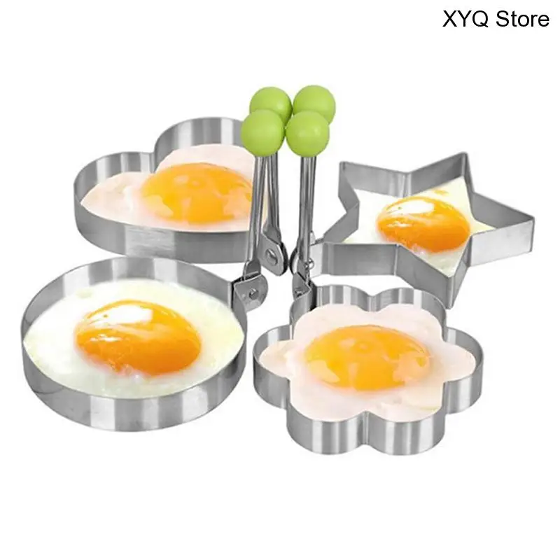 Creative Four Shapes Stainless Steel Fried Egg Maker Pancake Mold Home DIY Breakfast Egg Sandwich Kitchen Baking Utensil Tools
Creative Four Shapes Stainless Steel Fried Egg Maker Pancake Mold Home DIY Breakfast Egg Sandwich Kitchen Baking Utensil Tools