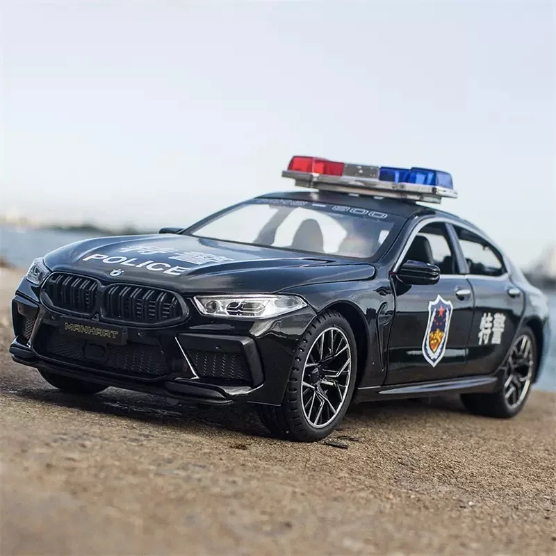 1:24 BMWS-M8 Alloy Car Model Diecasts Metal Toy Police Car Model Collection Sound and Light High Simulation Childrens Toys Gift
1:24 BMWS-M8 Alloy Car Model Diecasts Metal Toy Police Car Model Collection Sound and Light High Simulation Childrens Toys Gift