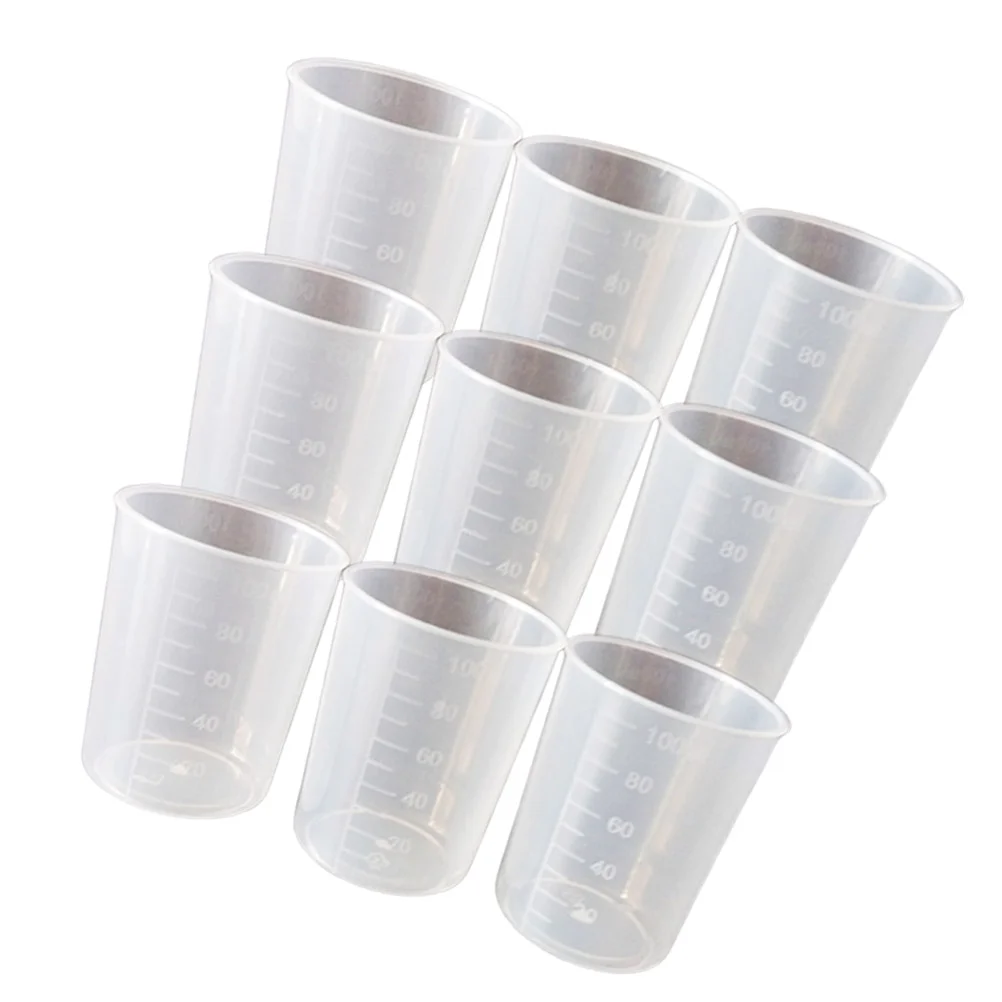 50pcs Clear Measuring Cups with Scales Epoxy Resin Mixing Cups Reusable for Kitchen Laboratory Resin Stain Mixing 100ml
50pcs Clear Measuring Cups with Scales Epoxy Resin Mixing Cups Reusable for Kitchen Laboratory Resin Stain Mixing 100ml